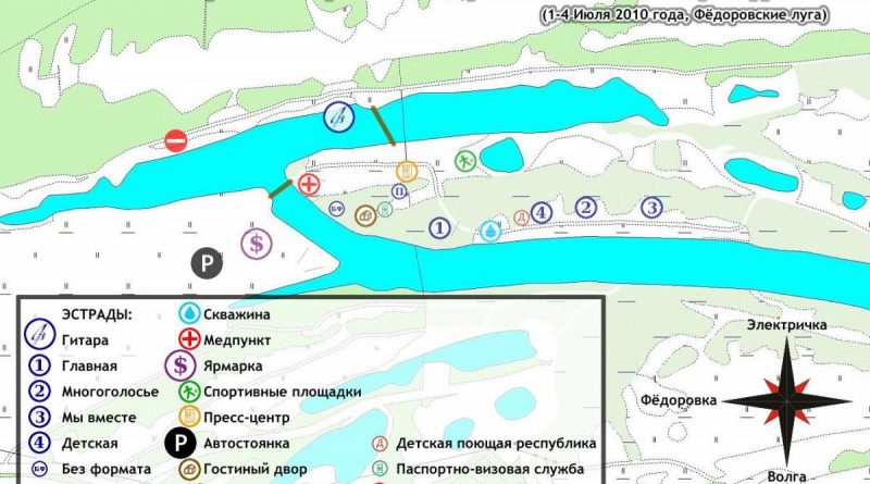 Карта Грушинский 2010